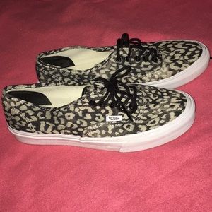 Cheetah print Vans